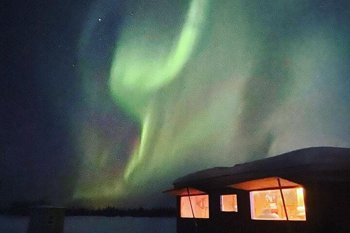 "Aurora Ice" - Ice Fishing & Salmon Dinner Tour - Photo 1 of 16